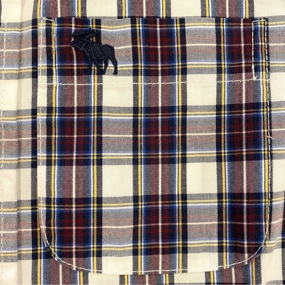 Abercrombie Kids Shirt Boy's Plaid Muscle Long Sleeve Button Cotton Small‎ - Picture 9 of 13
